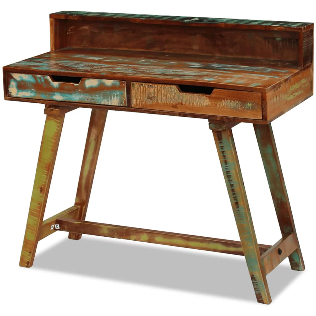 Solid Reclaimed Wood Desk O75336