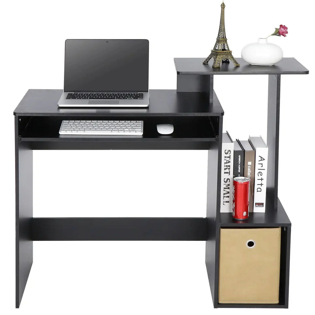 Multipurpose Home Office Computer Writing Desk With Bookshelves G21135