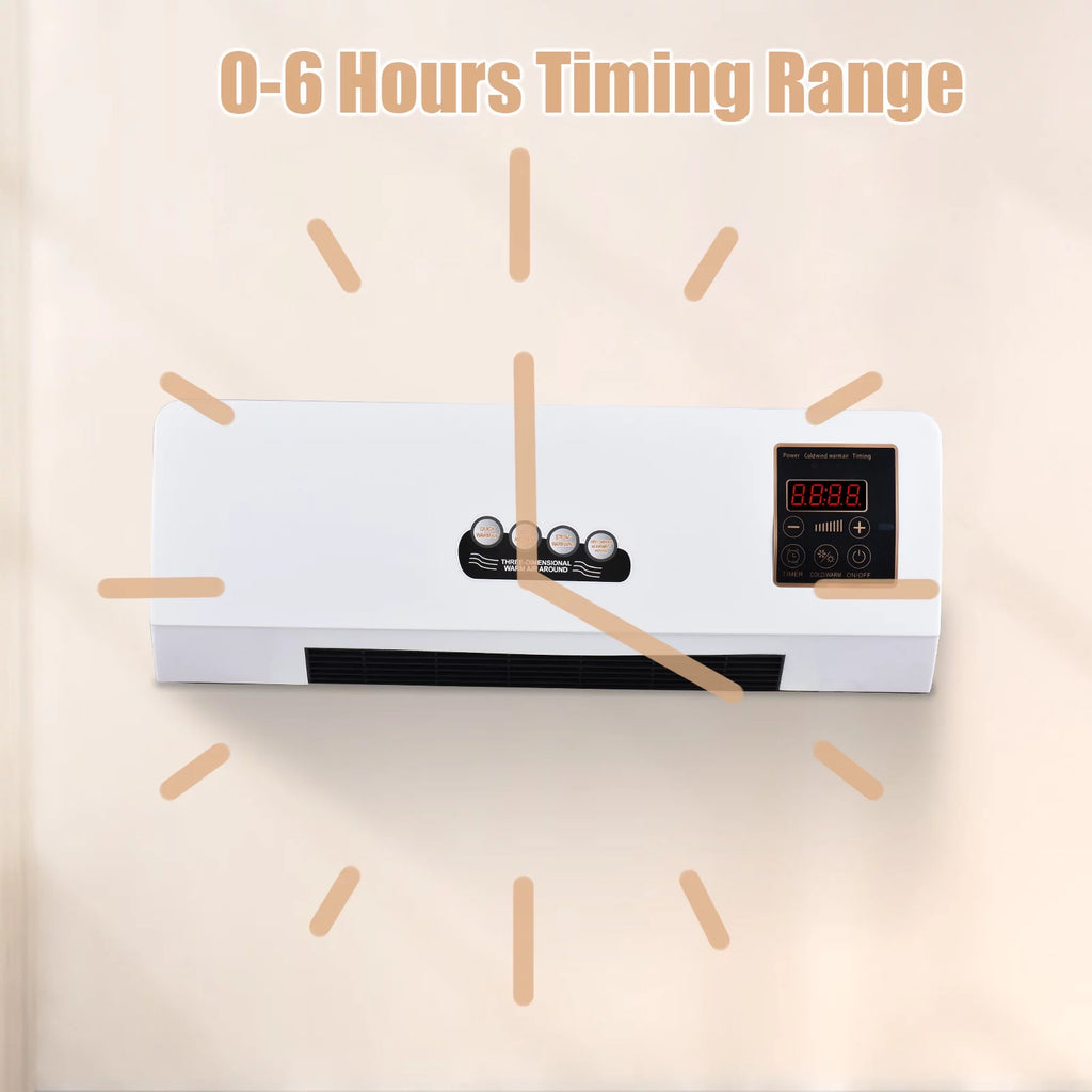 1800W 2-in-1 Electric Heater and Air Conditioner Combo T739