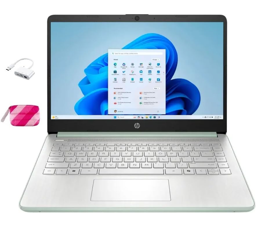 Pink 14 Inch Student Laptop Intel N150 8G RAM 128GB Windows 11 A48352