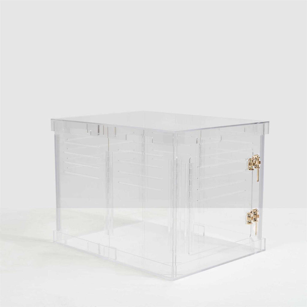 Clear Dog Crate to Gate J11009
