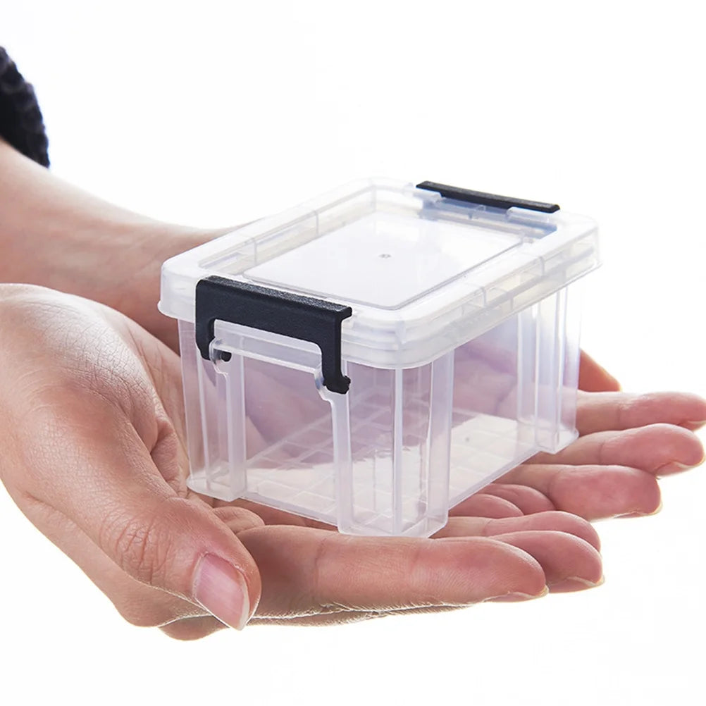 4Pcs Plastic Storage Box with Lid R244