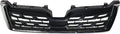 Textured Black Radiator Grille with Chrome Molding Q8229