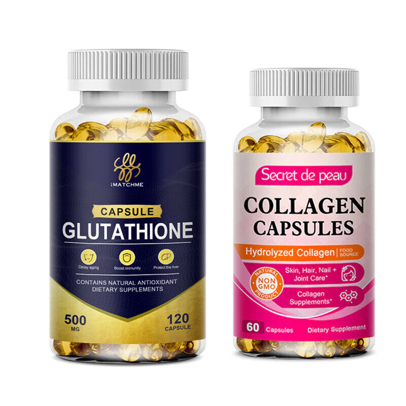 Glutathione Skin Whitening Collagen Capsules T465593