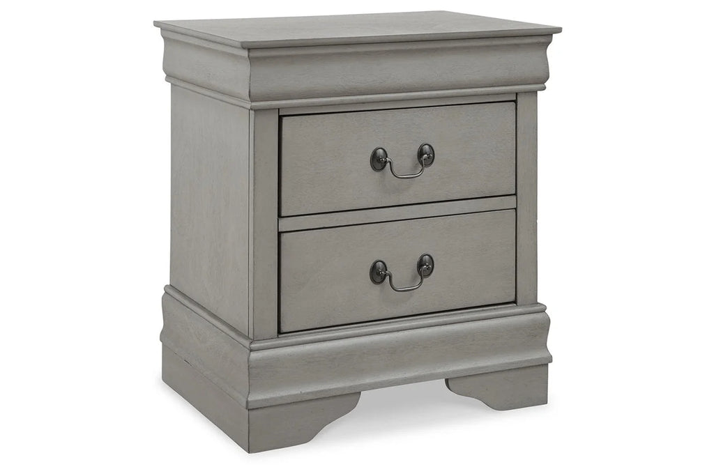 Gray Nightstand Y637