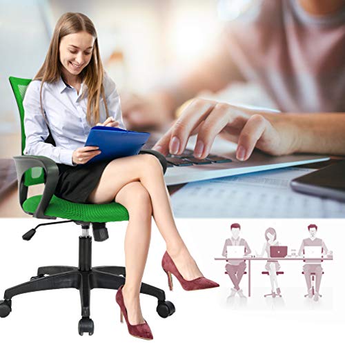 Black Ergonomic Mesh Office Chair with Lumbar Support and Armrest M503