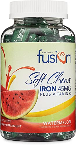 Watermelon Flavored Chewy Iron Supplement with Vitamin C, 60 Count T55440