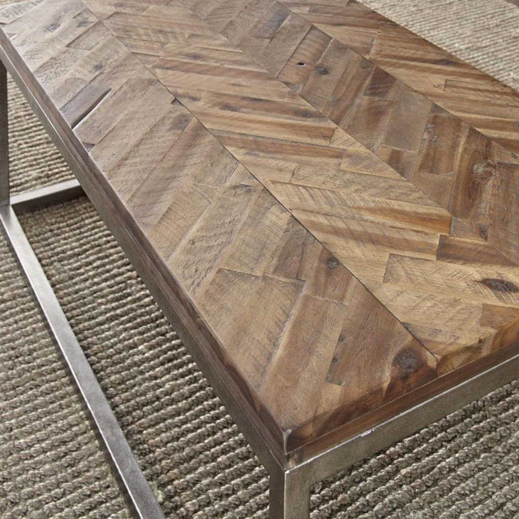 Distressed Brown Wood Coffee Table G1807