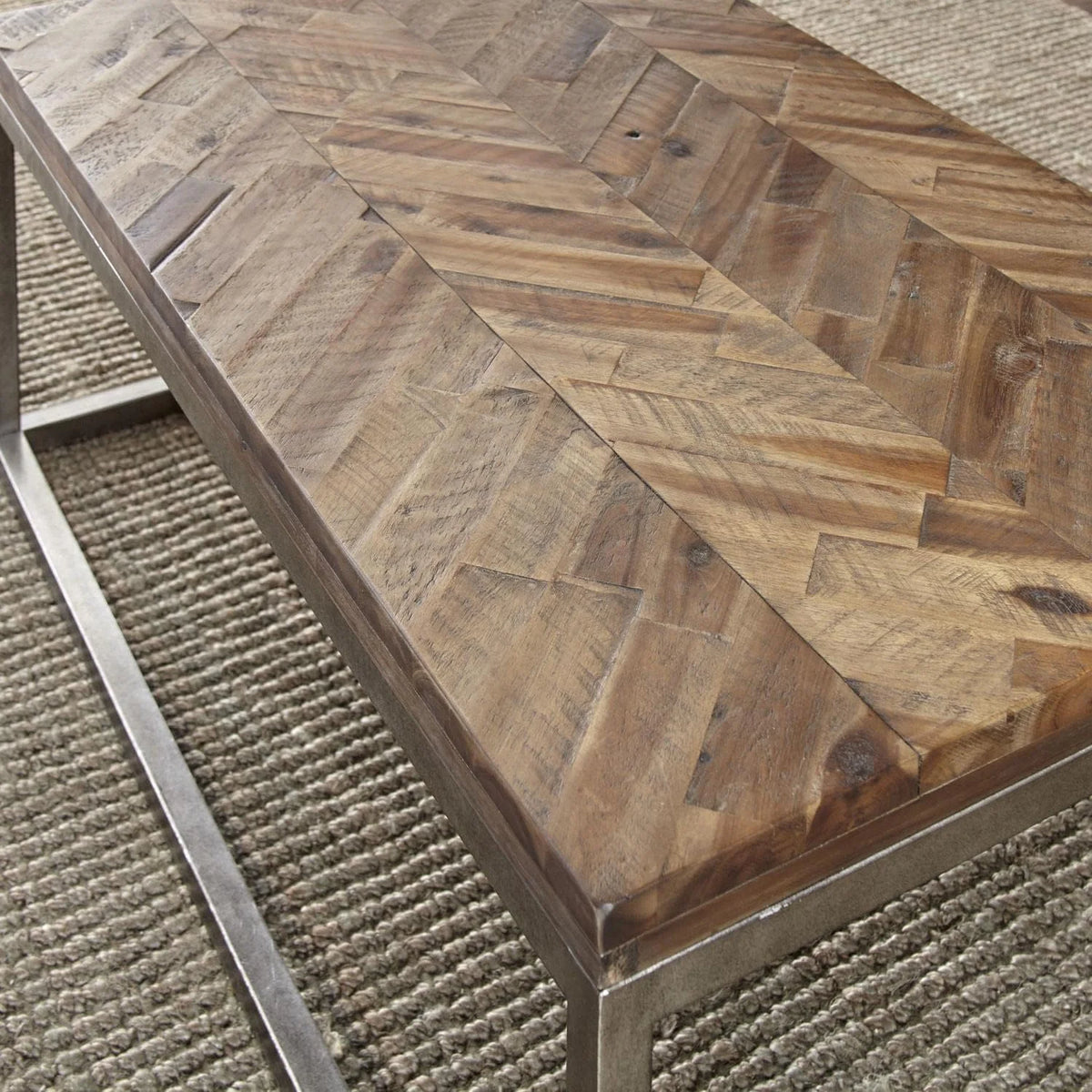 Distressed Brown Wood Coffee Table G1807