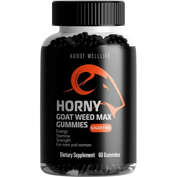 Horny Goat Weed Gummies with Maca, Tongkat Ali Root, and Saw Palmetto W2283
