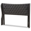 Queen Winged Panel Headboard in Dark Gray J177132