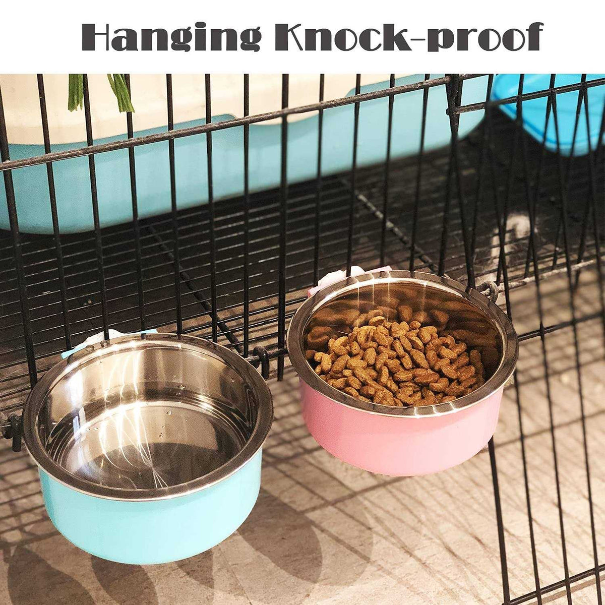 Removable Stainless Steel Dog Crate Bowl S2333