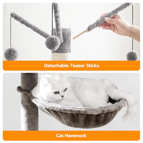 Wooden Cat Tree with Litter Box Enclosure Z954934