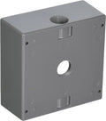 4-1/2-Inch X 4-1/2-Inch 2-Inch Deep Weatherproof Box, Gray E695867