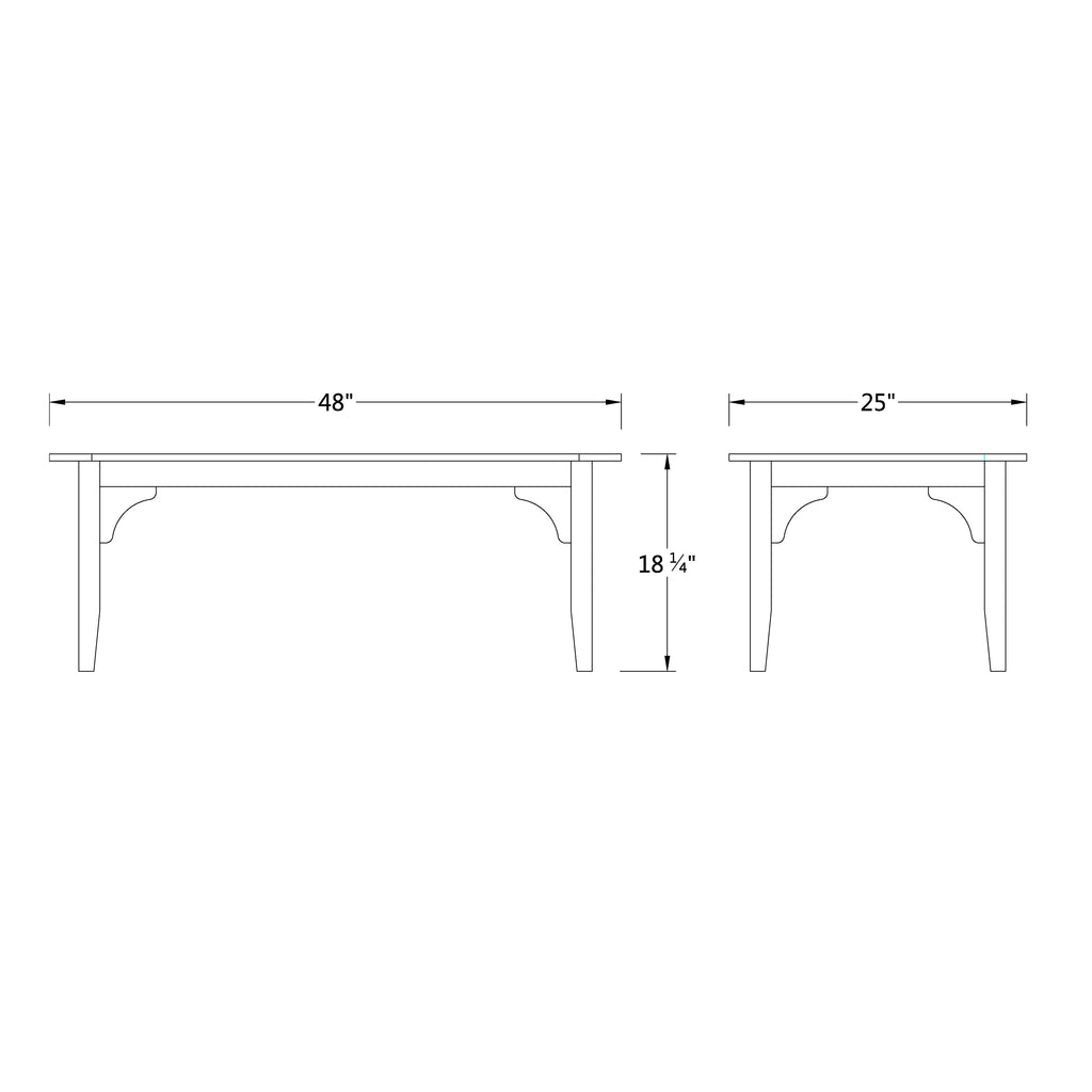 Teak Outdoor Coffee Table V3607