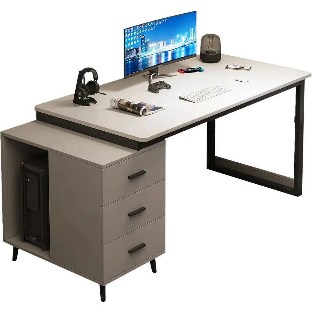 Computer Desk with Drawers D538