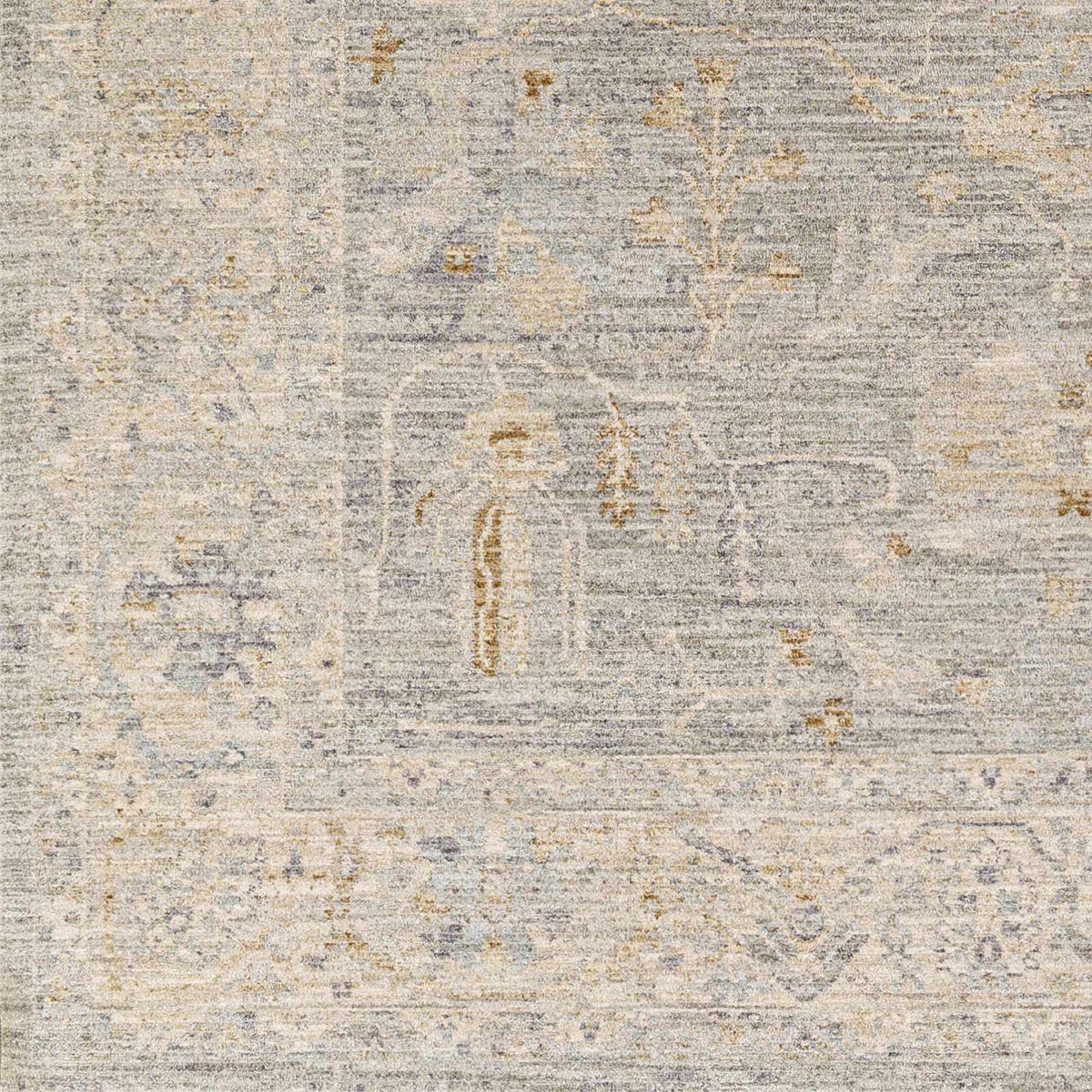 Gray Brown 10' x 14' Area Rug J905267