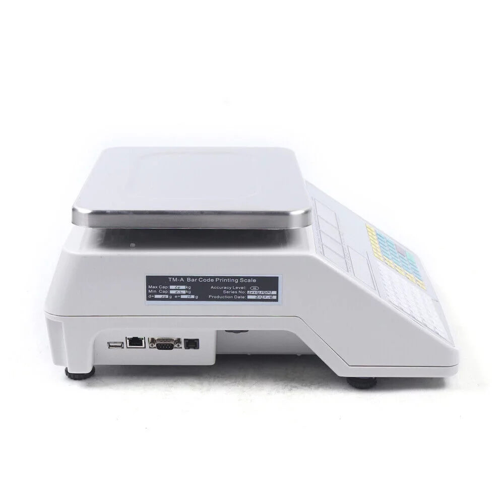 Digital Deli Meat Food Price Scale 66LB with Printer T77360