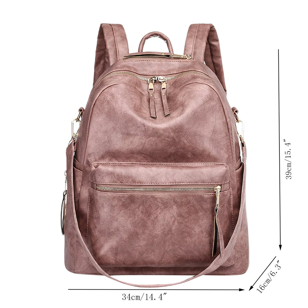 Black Large Capacity Waterproof Backpack U21567