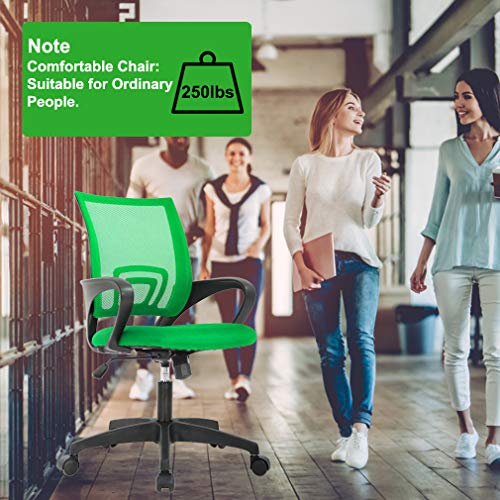 Black Ergonomic Mesh Office Chair with Lumbar Support and Armrest M503