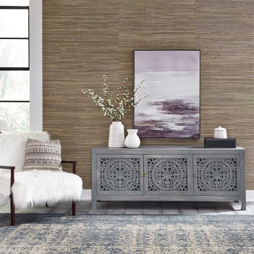 65 Inch 3 Door Accent TV Stand A919