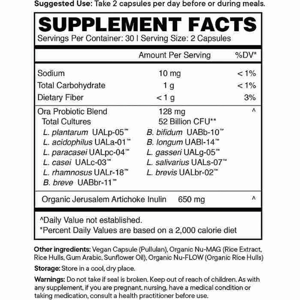 Probiotics + Prebiotics H858421