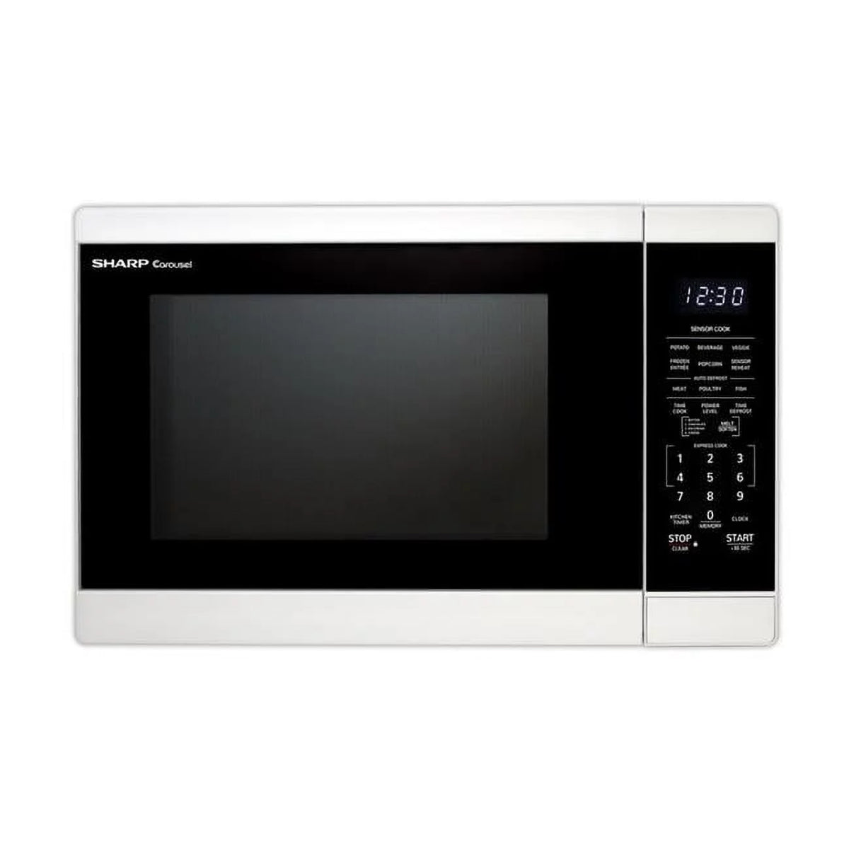 White 1.4 cu ft Countertop Microwave Oven S22379