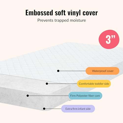 3” Fiber Baby Crib Mattress V17248