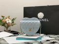 Grey Mini Heart Bag U5940