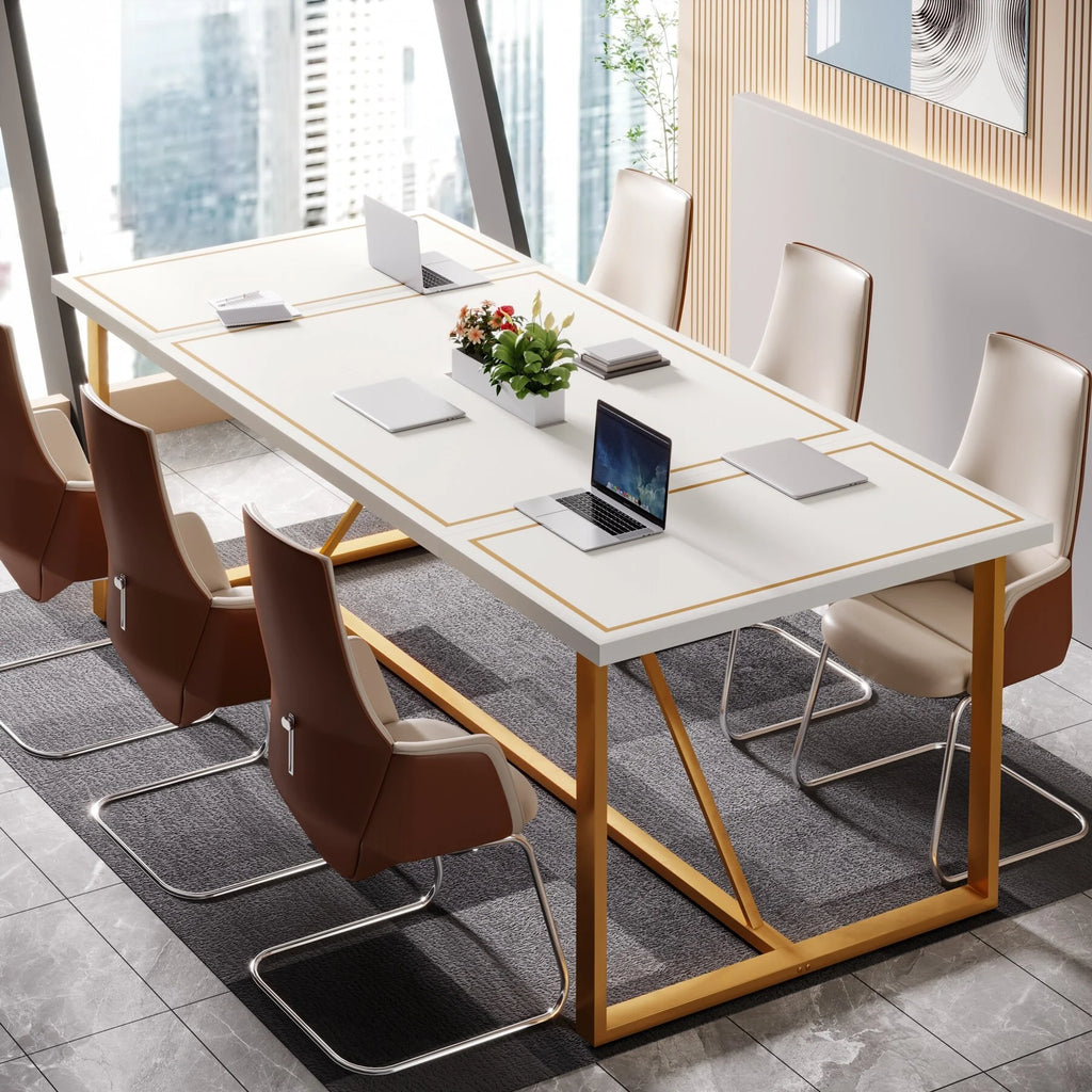 70.9 Inch Long Dining Table for 6-8 Person X396919