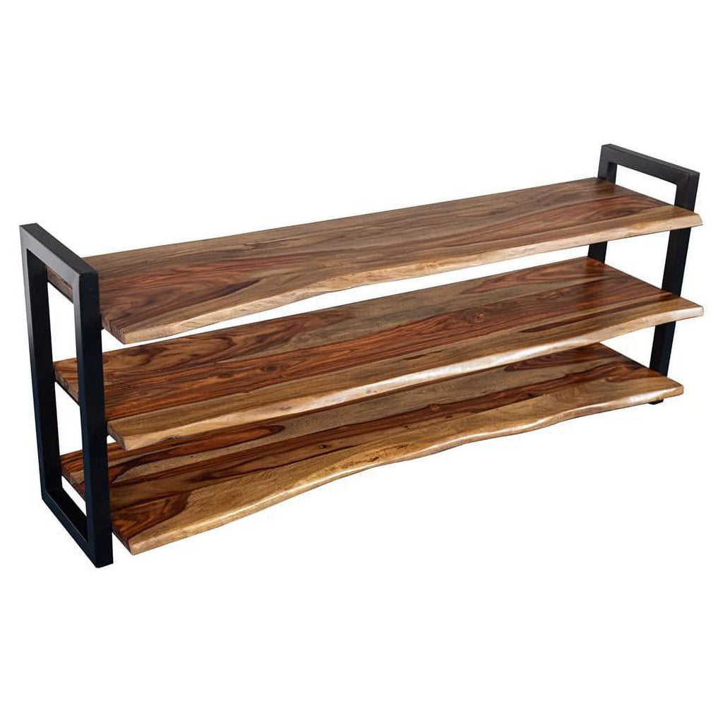 Solid Sheesham Wood TV Stand S809062