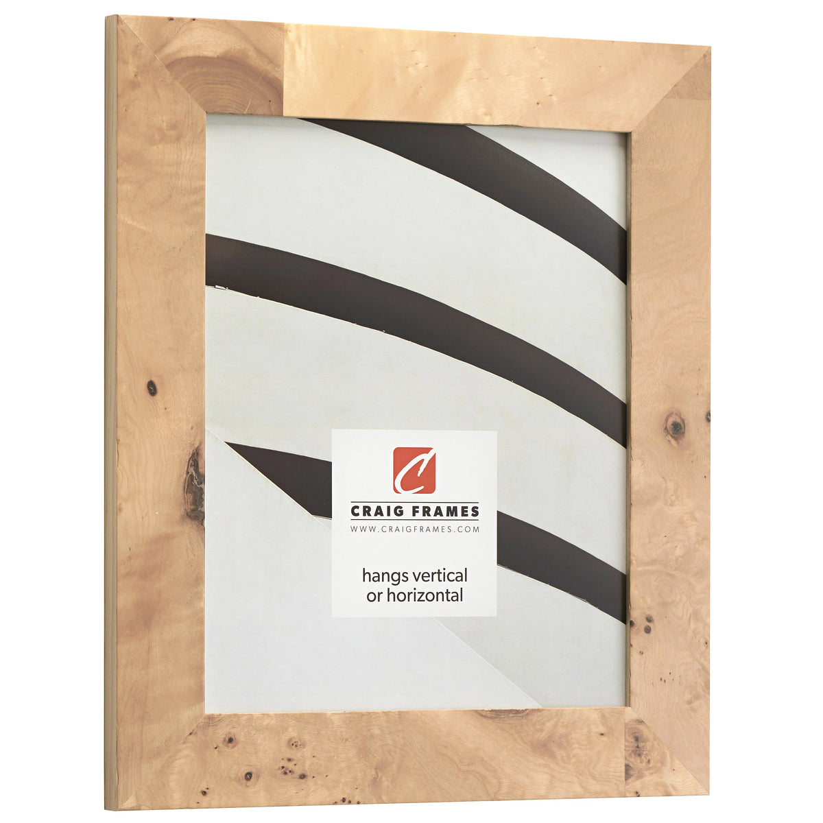 8x12 inch Natural Wood Picture Frame K5516