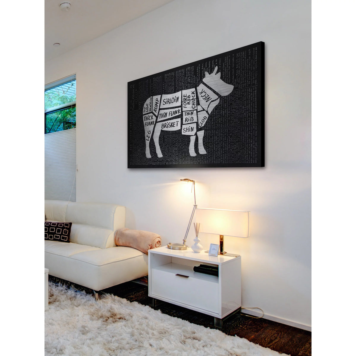 Painting Print on Brushed Aluminum L61897