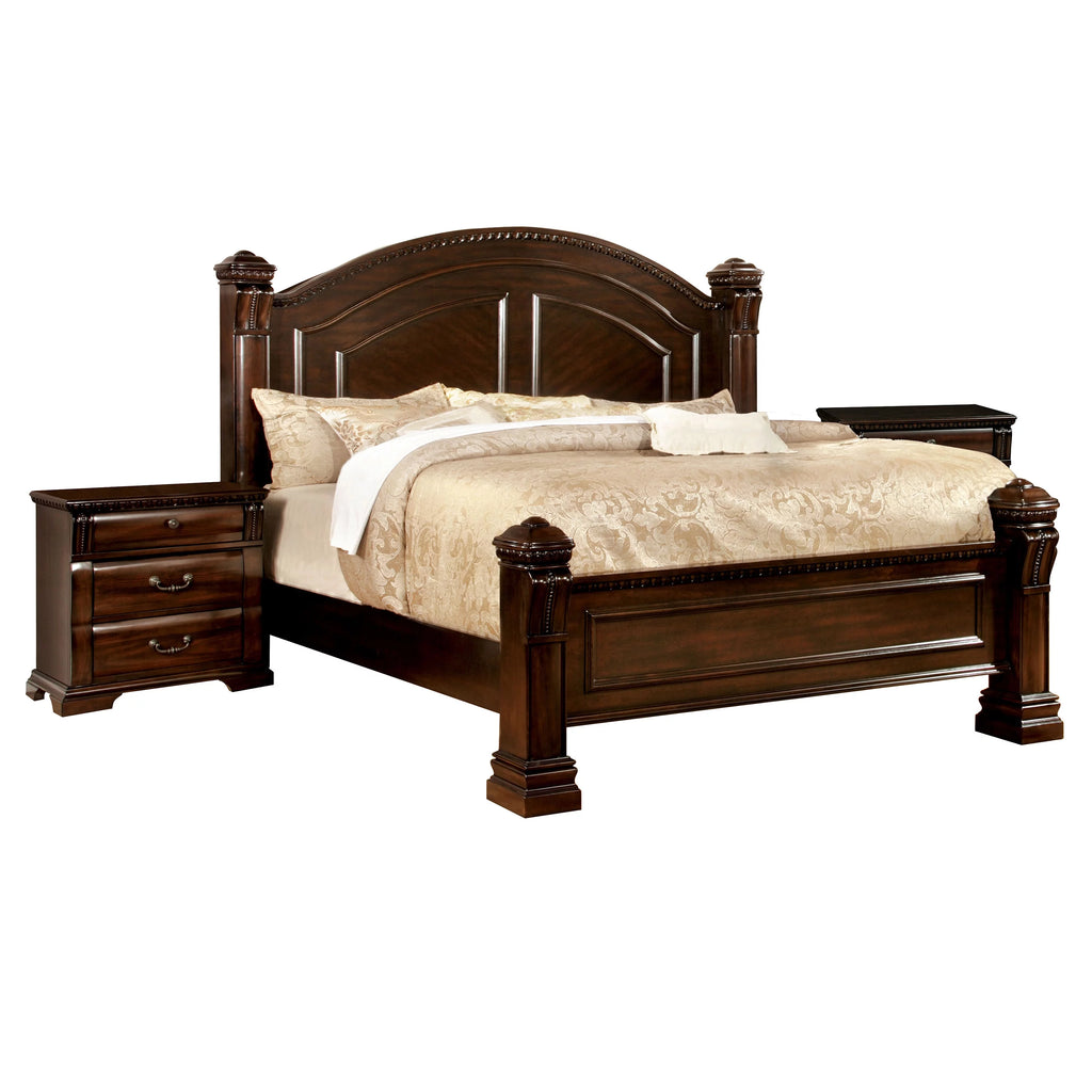 3-Piece Solid Wood Bedroom Set Eastern King W93094