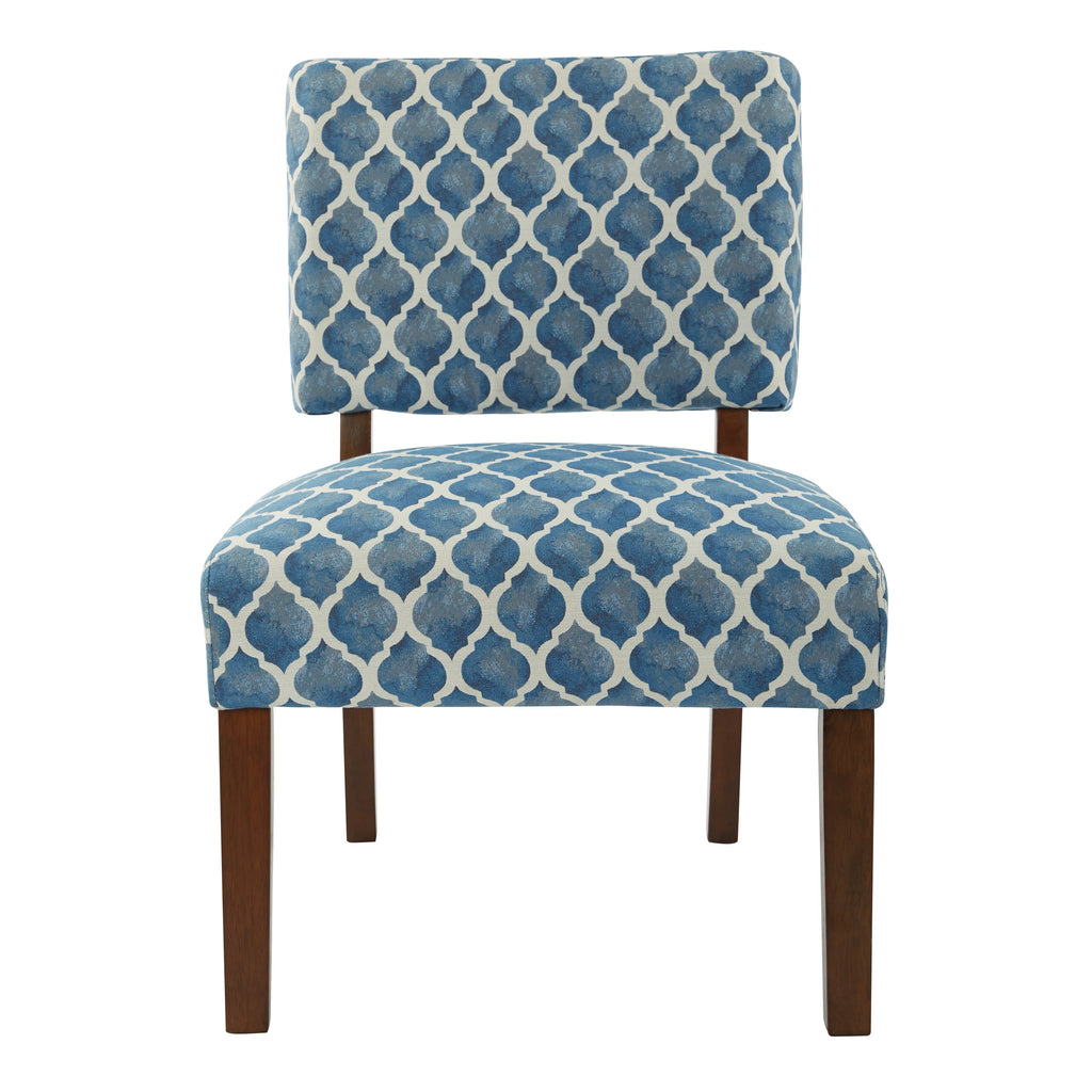 Harbor Blue Fabric Table and Two Chairs C4876