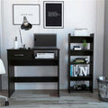 Black Desk & Bookshelf Set X3281