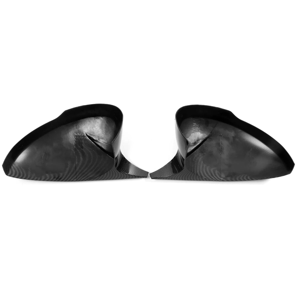 Carbon Fiber Print ABS Rear View Side Mirror Cover 2PCS B957036