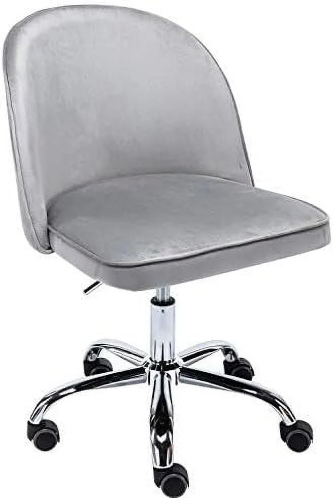 Velvet Office Desk Chair with Wheels N477
