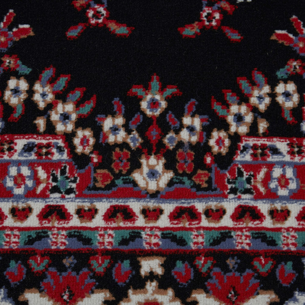 Black/Red 3-Piece Set Area Rug R5513