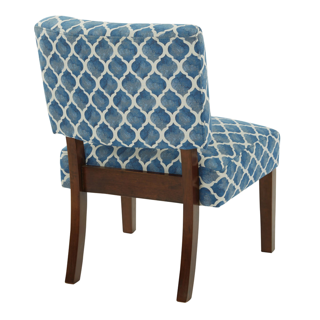 Harbor Blue Fabric Table and Two Chairs C4876