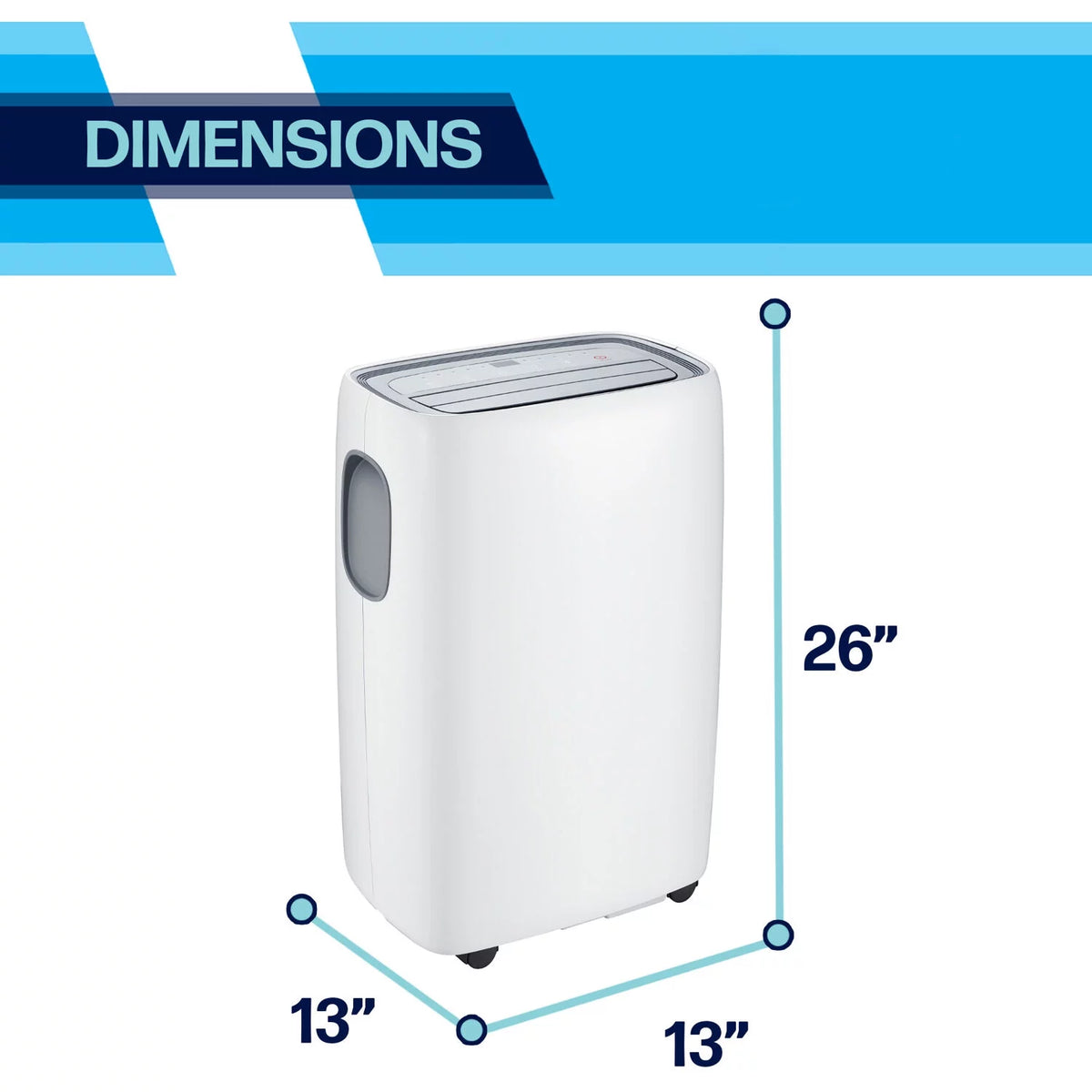 13,000 BTU Portable Air Conditioner with Wheels T621088
