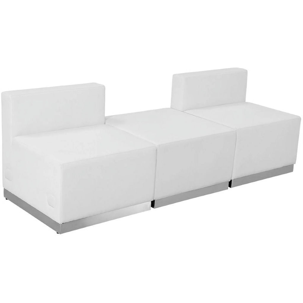 3 Piece Reception Seating in White Y8968