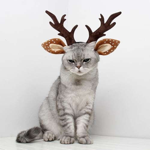 Adjustable Dog Antlers Headband Costume I22182