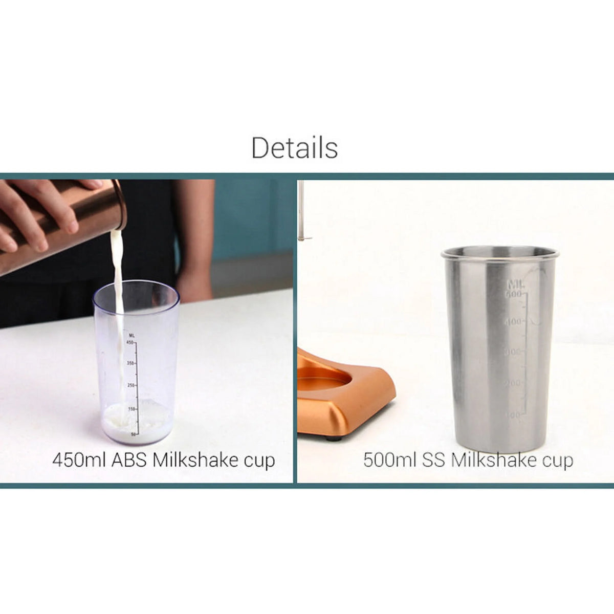 Electric Milk Drink Mixer Stainless Steel T60875