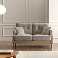 Cream Waterproof Fabric 2 Seater Sofa U67025