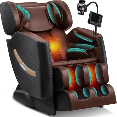 Zero Gravity Full Body Massage Chair with Heat and Footrest T96529