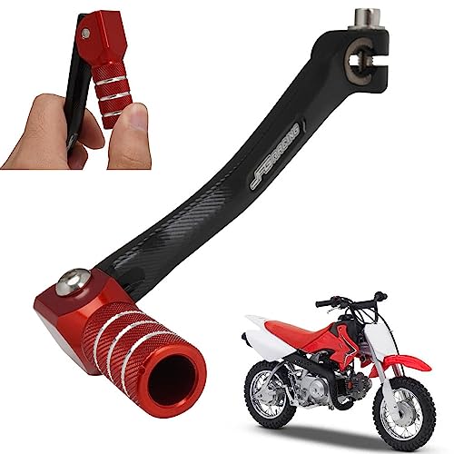 Folding Gear Shifter Shift Lever Pedal CNC Universal Red C142690
