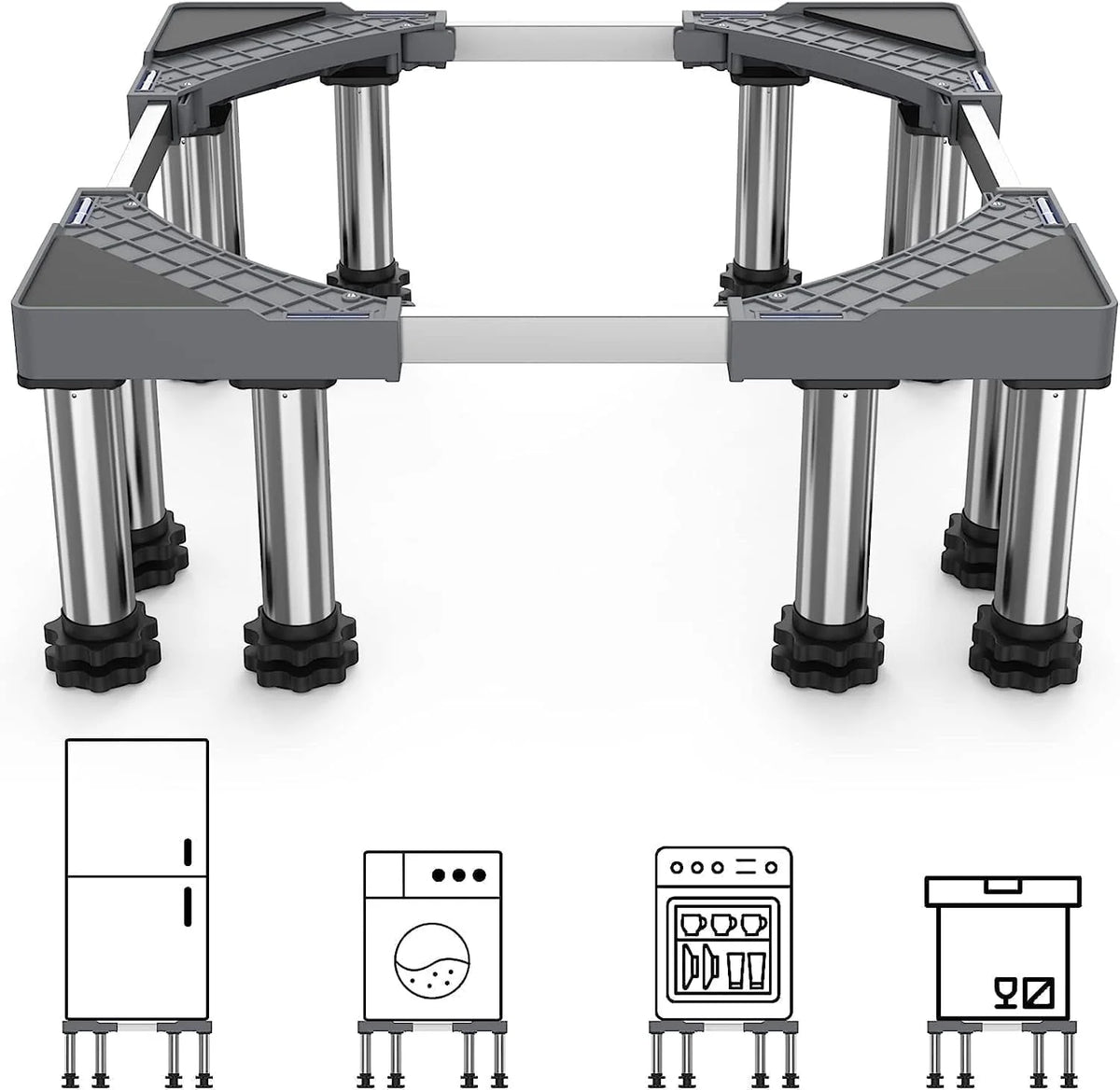 Adjustable Heavy Duty Fridge Stand D3343