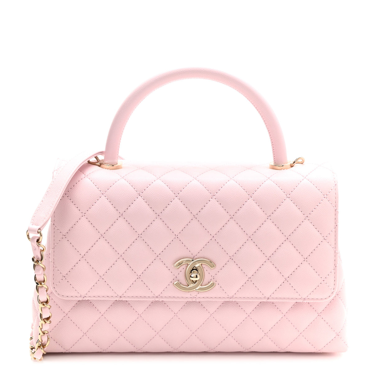 Quilted Small Flap Light Pink G727