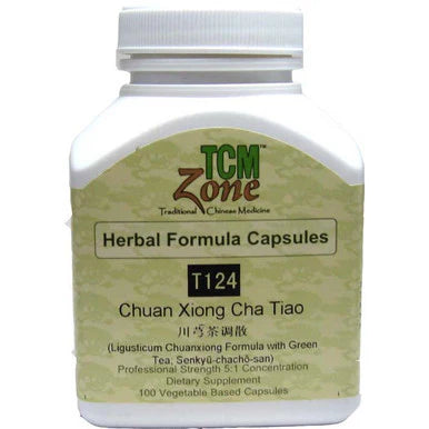 Ligusticum Chuanxiong Formula with Green Tea 100 Capsules V633